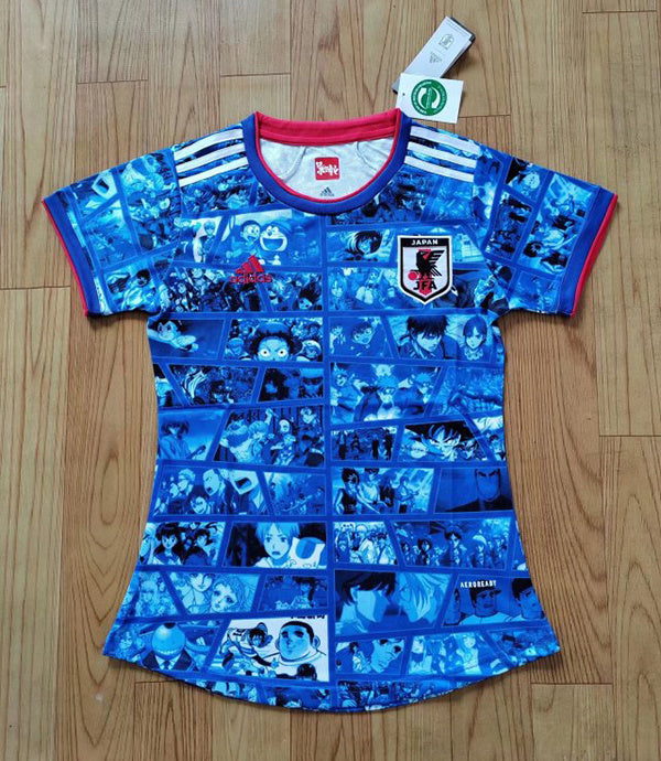 Jersey Japon Anime Edicion Especial Collage Azul Mujer Dama