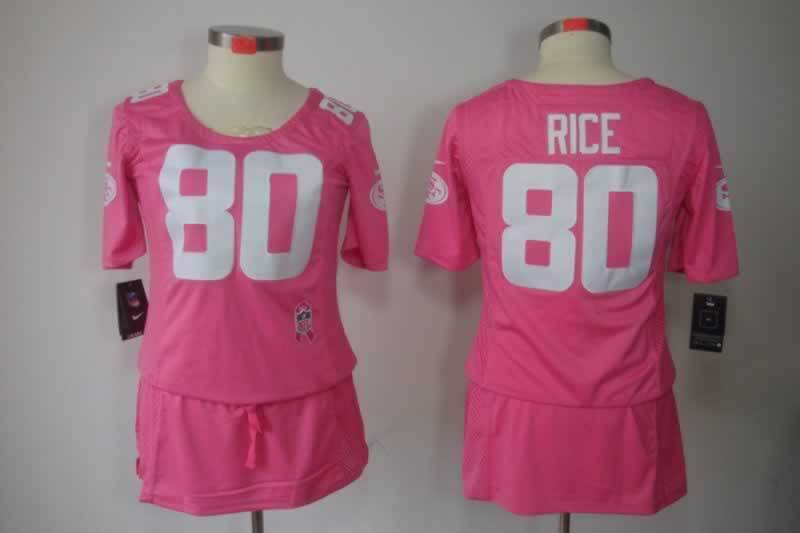 Jersey Bordado San Francisco 49ers Edicion Especial Mujer Dama Body Rosa