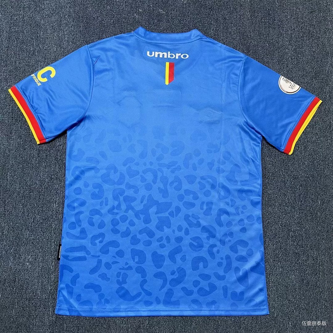 Jersey Playera Republica del Congo Edicion Especial Jaguar Azul