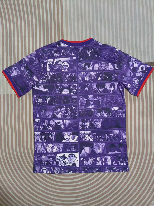 Jersey Playera Japon Anime Edicion Especial Collage Morado