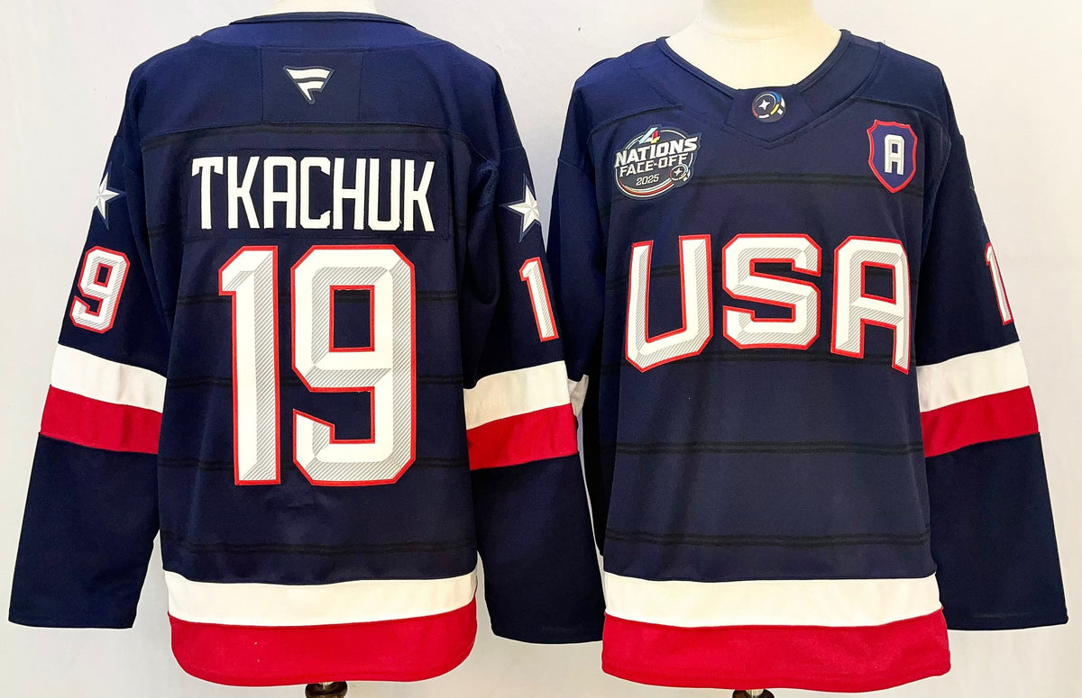 Jersey Hockey Bordado USA Team Edicion Especial 2025