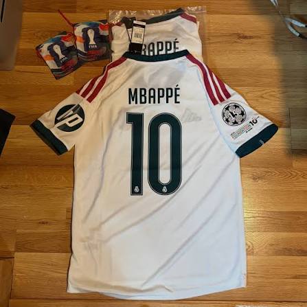 Jersey Playera Kylian Mbappe 10 Real Madrid 2027 Titular Local