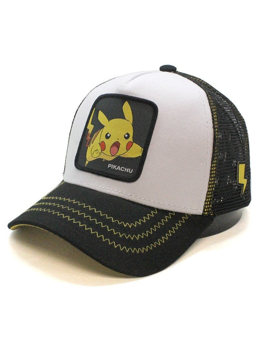 Gorra Pikachu Pokemon Trucker Blanca