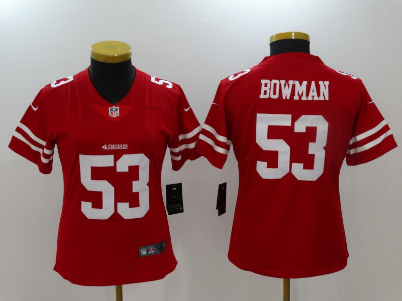 Jersey Bordado San Francisco 49ers Edicion Especial Mujer Dama Rojo