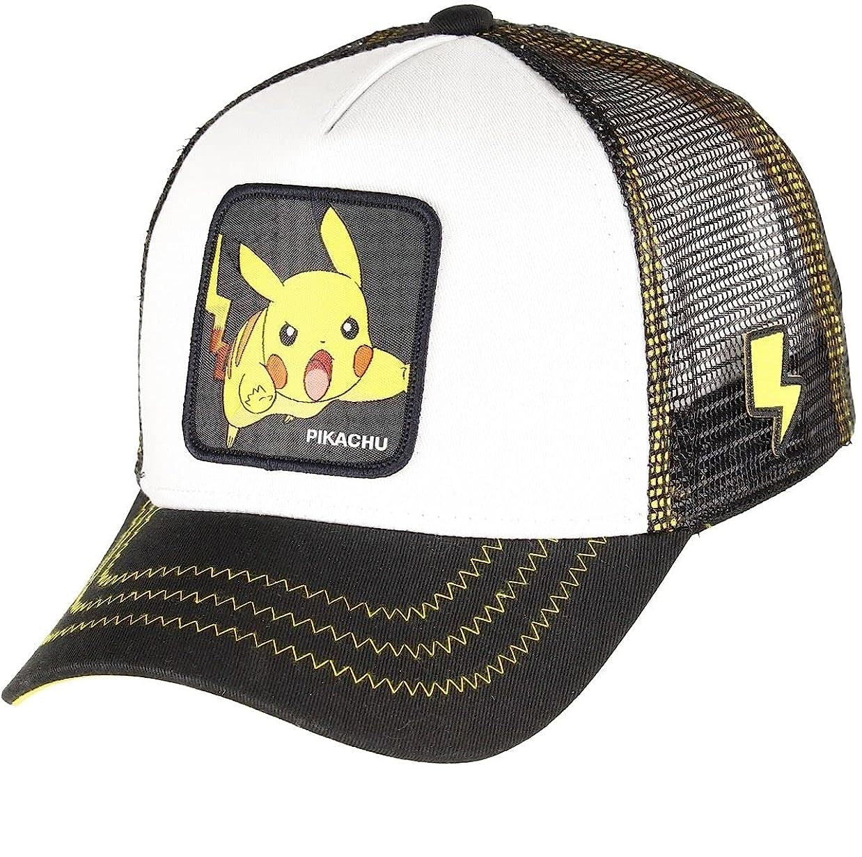 Gorra Pikachu Pokemon Trucker Blanca