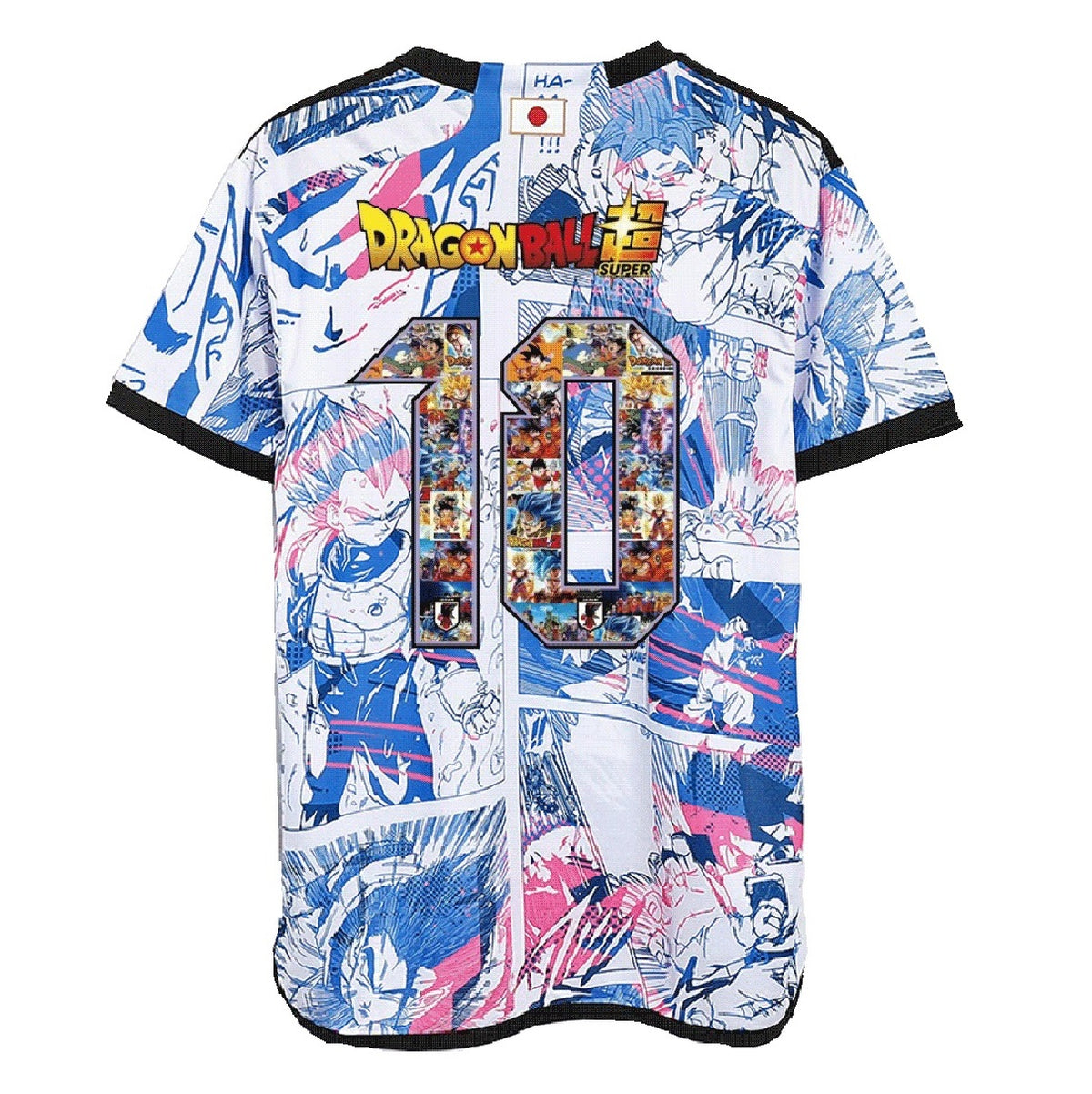 Jersey Playera Japon Anime Dragon Ball Z Edicion Especial Numero Anime 10